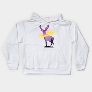 Deer nature #2 Kids Hoodie